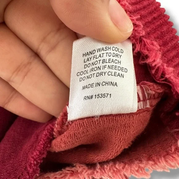 Oli & Hali Buckle Orange Red Corduroy Shacket Shirt Jacket Grunge Oversized XL - Picture 11 of 11